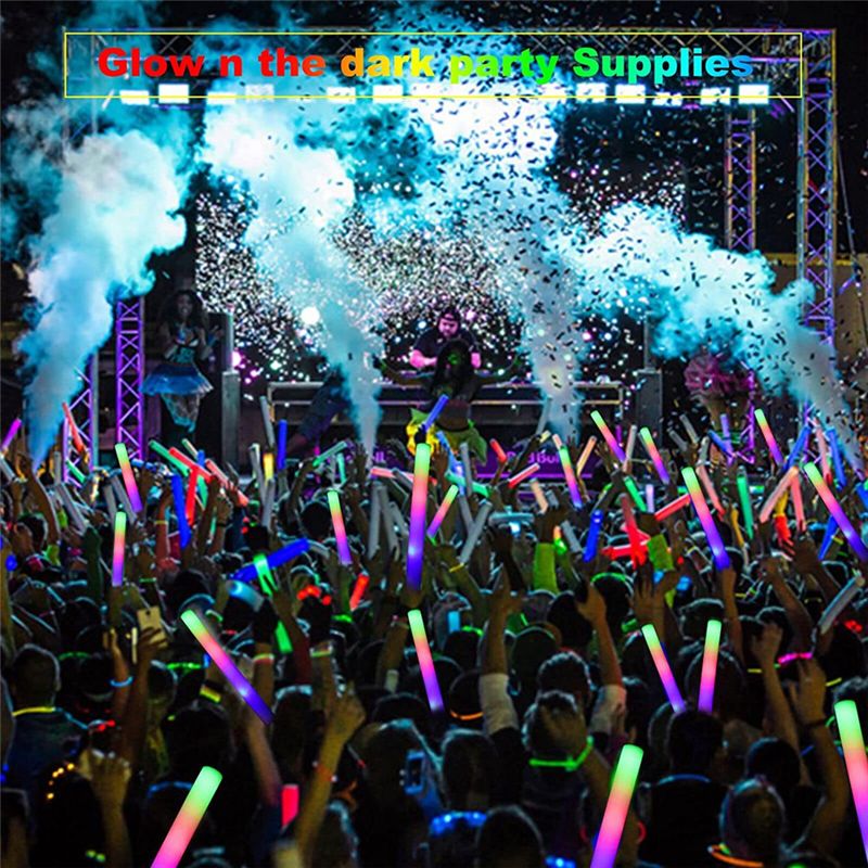 Flashing Led Foam Sticks Party - Bâtons lumineux A75K en vrac, bâtons