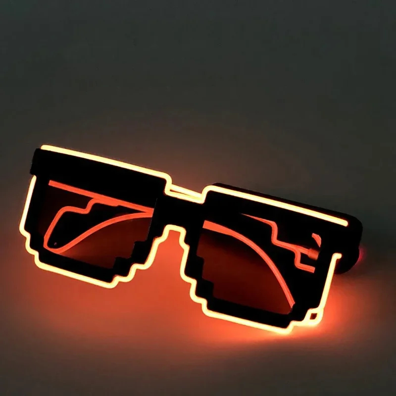 Glow In The Dark Party Glasses - Lunettes LED sans fil lumineuses, lunettes