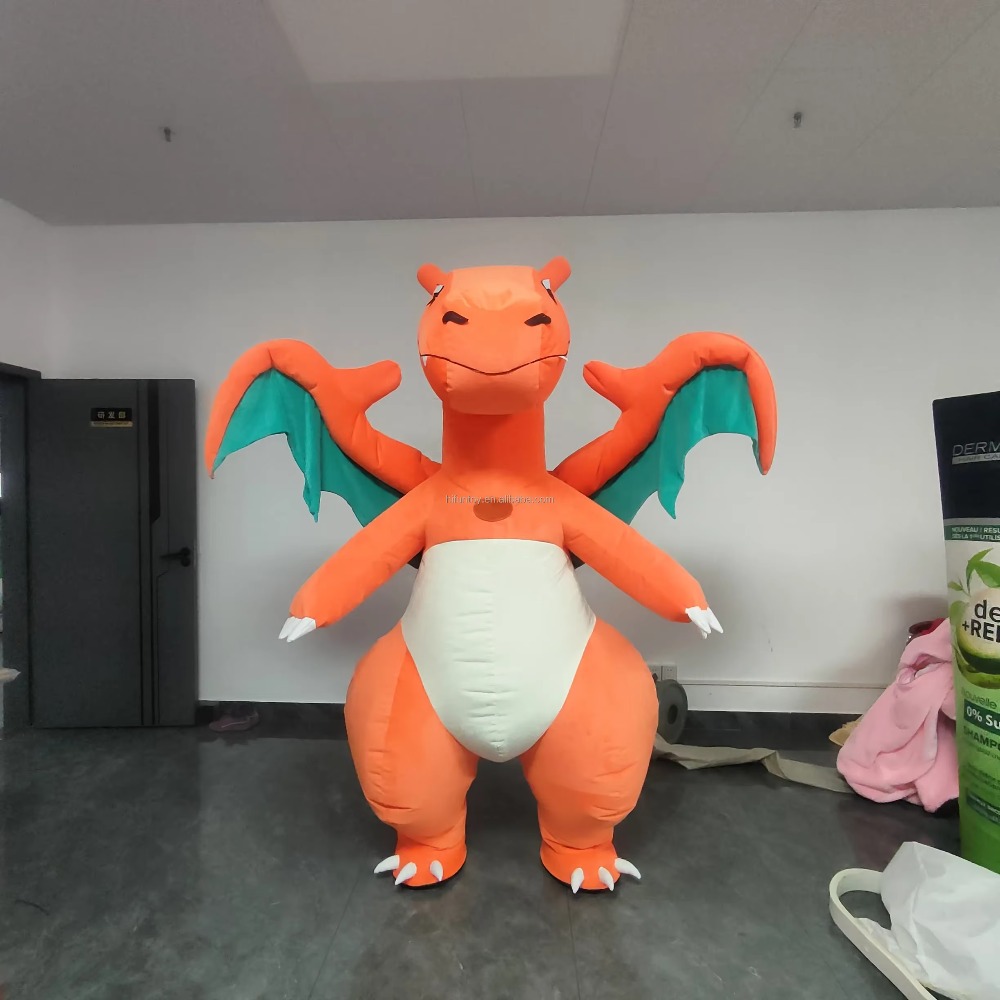 Inflatable Dinosaur Costume Adult - Mascotte gonflable unisexe dinosaure ou dragon
