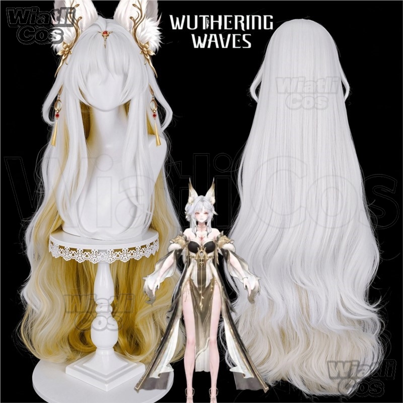 Anime Cosplay Wig Heat Resistant - Perruque de cosplay Wuthering Waves Heart