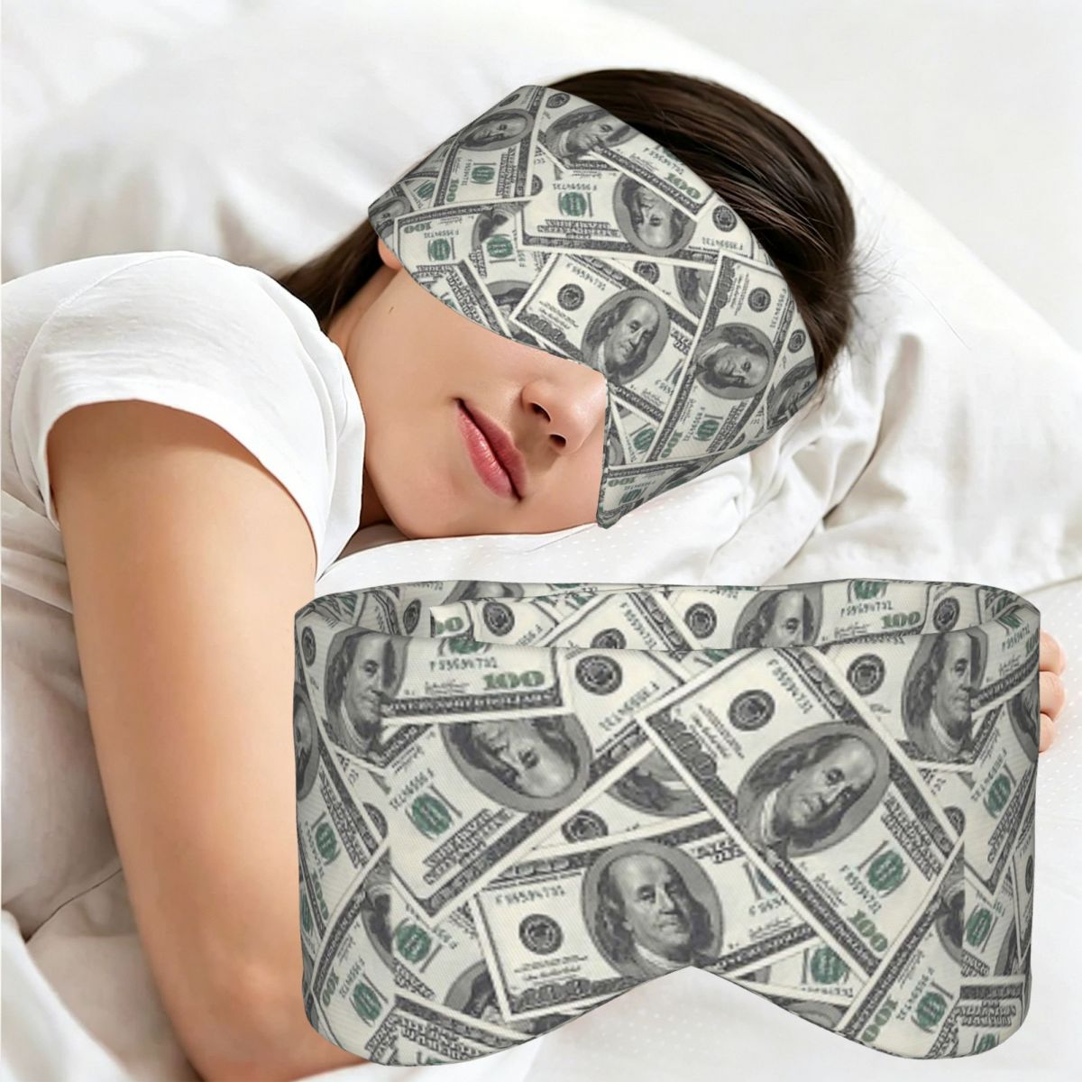 Novelty Gifts - Masque de sommeil Rich Money Novelty