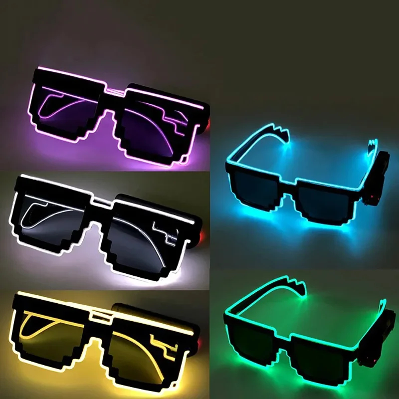 Lunettes LED sans fil lumineus - Glow In The Dark Party Glasses avis et prix