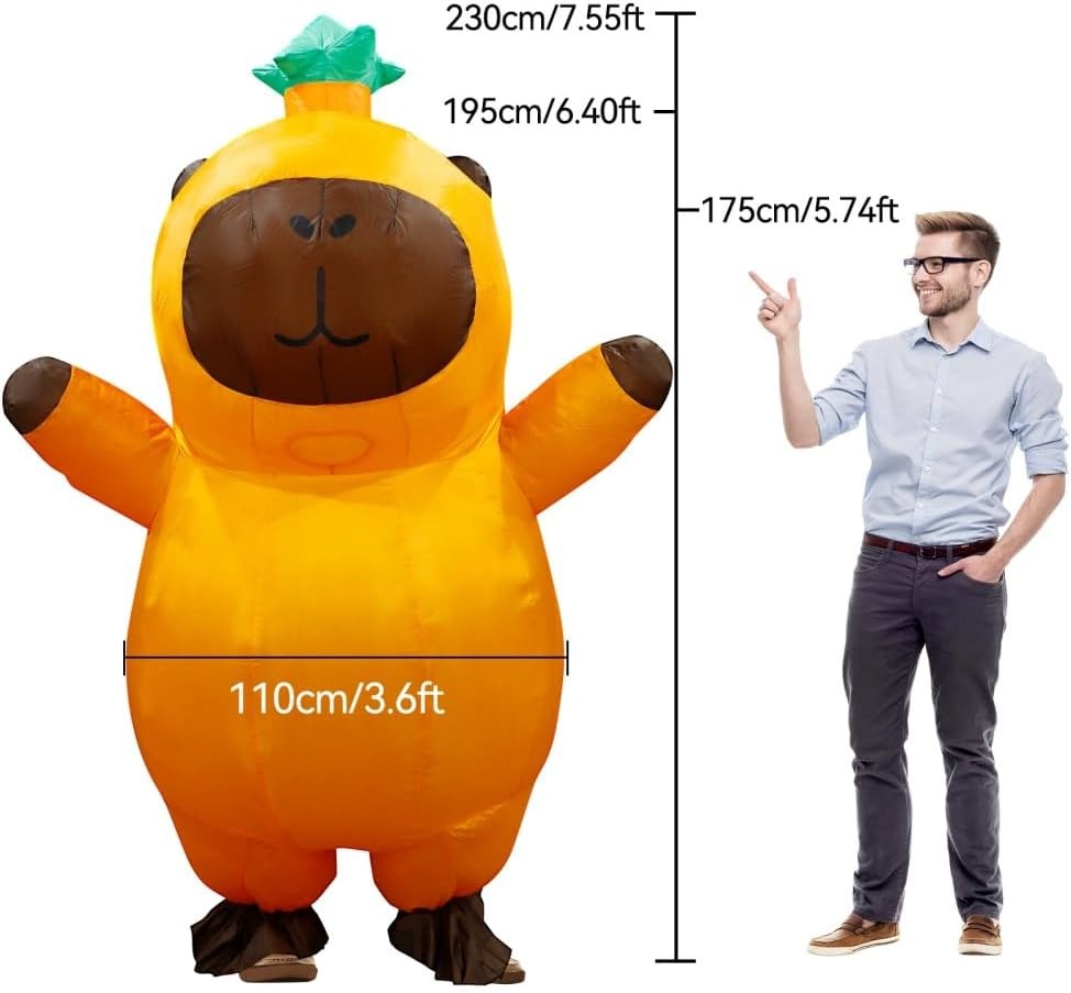 Costume gonflable de capybara  - Costumes avis et prix