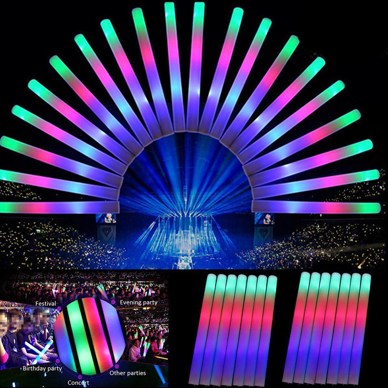 30 pièces, décorations de fête - Flashing Led Foam Sticks Party avis et prix